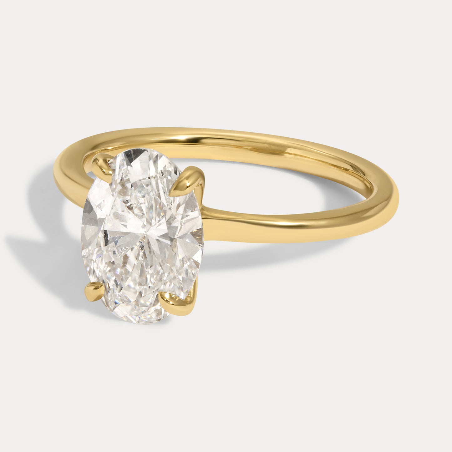 Emma - 2.09ct Lab Grown Oval Engagement Ring