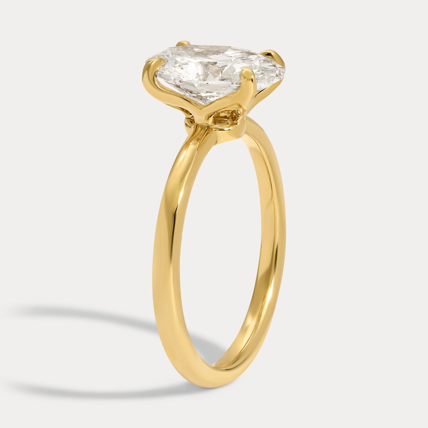 Emma - 2.09ct Lab Grown Oval Engagement Ring