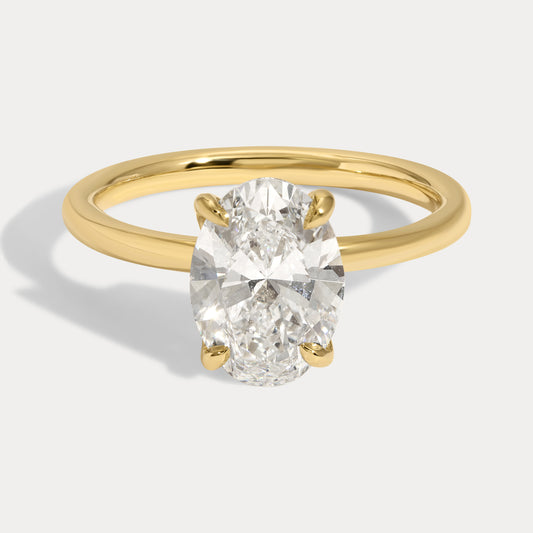 Emma - 2.09ct Lab Grown Oval Engagement Ring