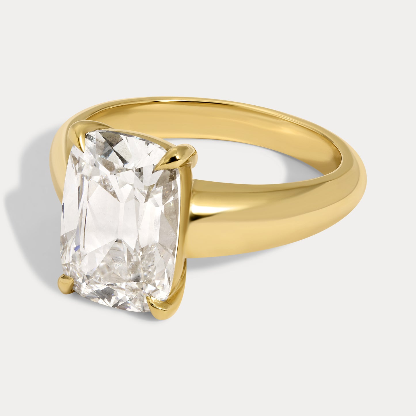 Evie - 3.56ct Lab Grown Old Mine Engagement Ring