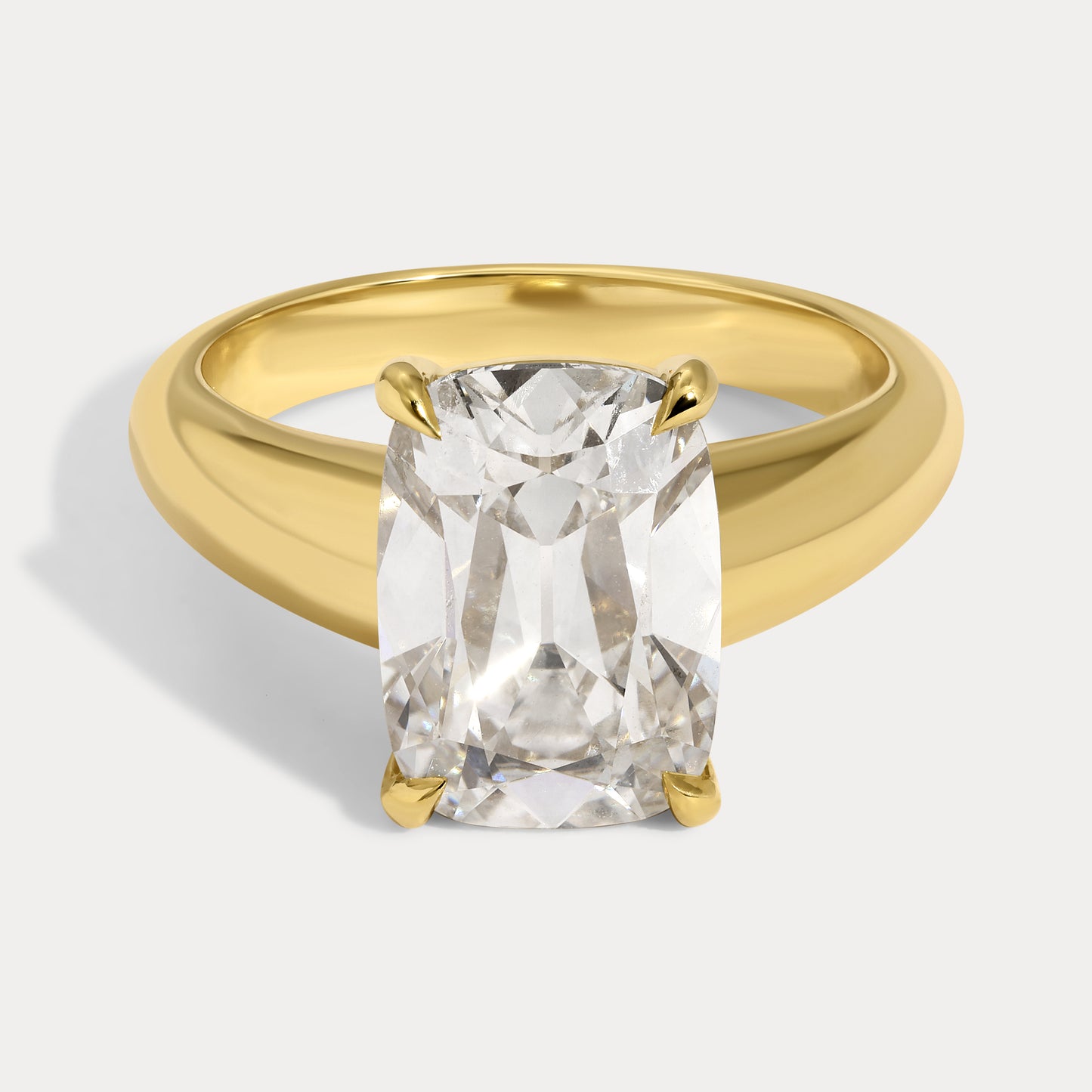 Evie - 3.56ct Lab Grown Old Mine Engagement Ring