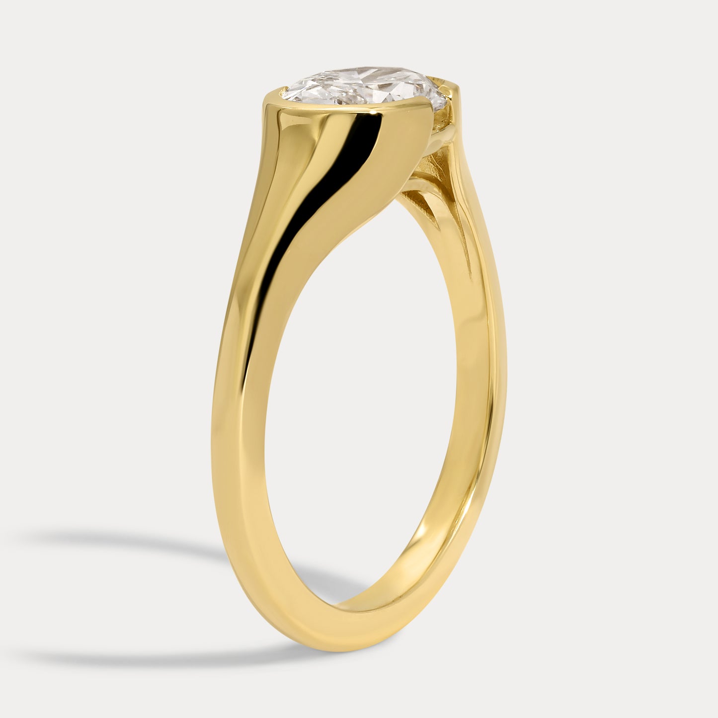 Sophia - 1.22ct Lab Grown Oval Engagement Ring