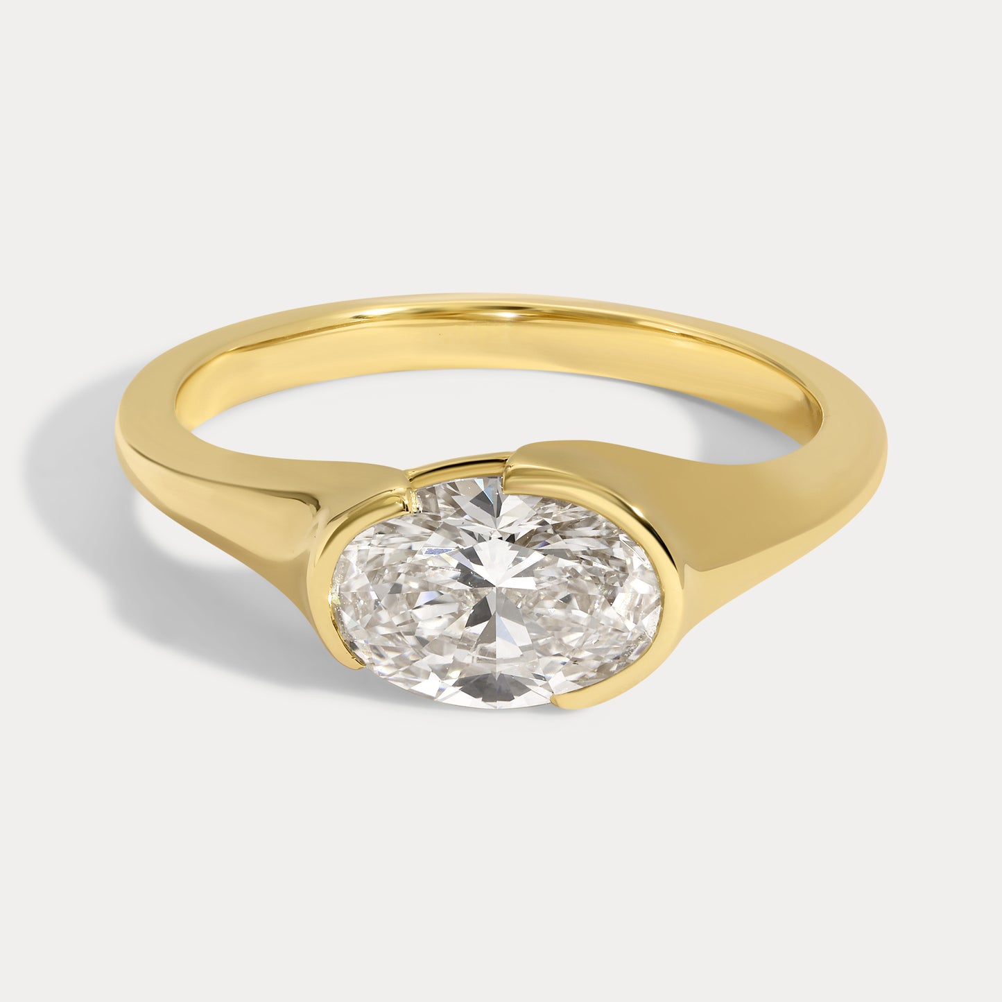 Sophia - 1.22ct Lab Grown Oval Engagement Ring