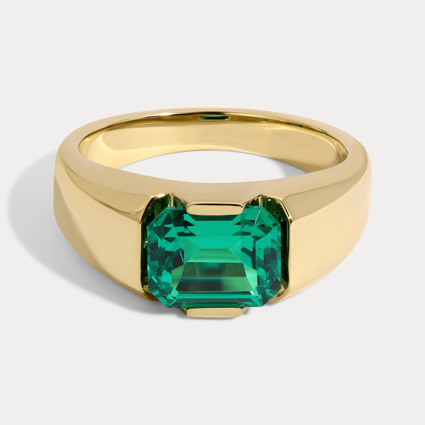 Josephine - 4.01ct Lab Grown Emerald Cocktail Ring