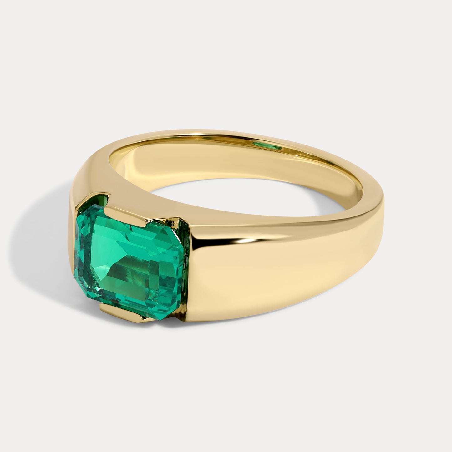 Josephine - 4.01ct Lab Grown Emerald Cocktail Ring