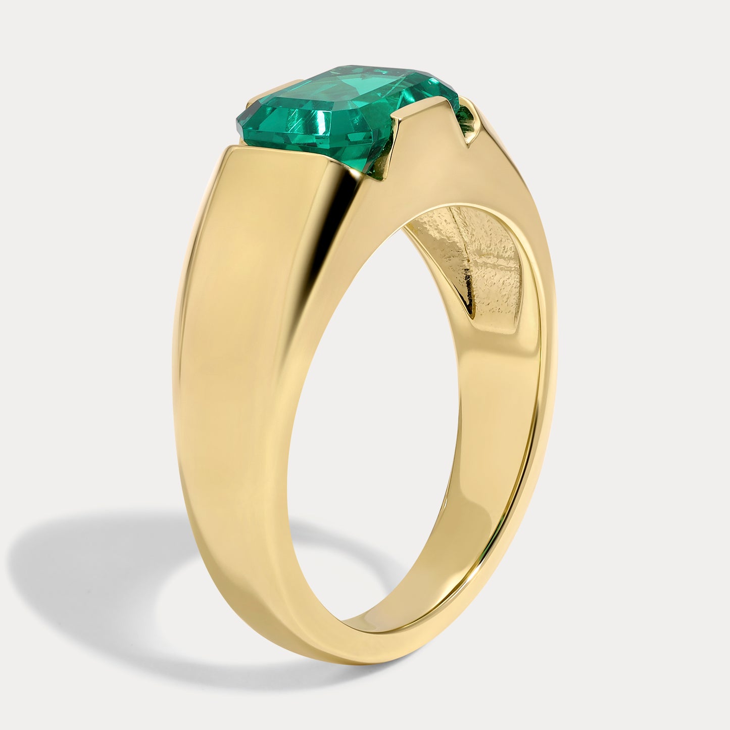 Josephine - 4.01ct Lab Grown Emerald Cocktail Ring