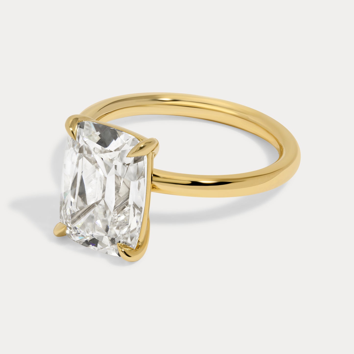 Sadie - 4.07ct Lab Grown Old Mine Engagement Ring