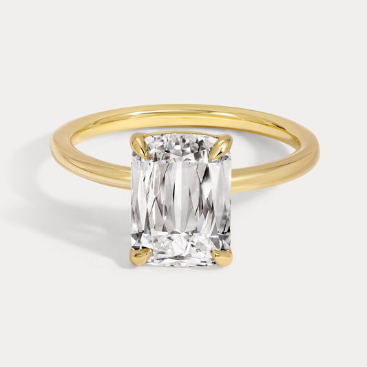 Noa - 3.07ct Lab Grown Crisscut Engagement Ring