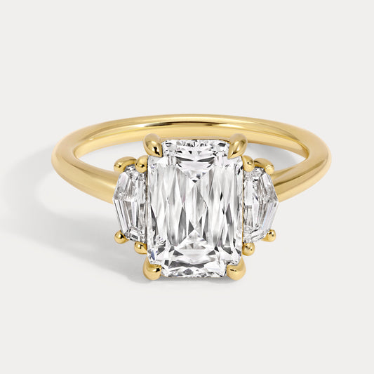 Addison - 3.09ct Lab Grown Crisscut Engagement Ring