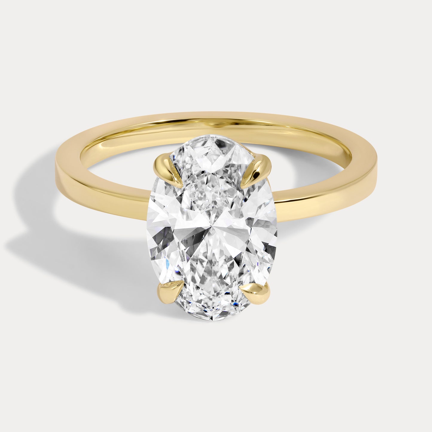 Mary - 2.53ct Lab Grown Oval Engagement Ring