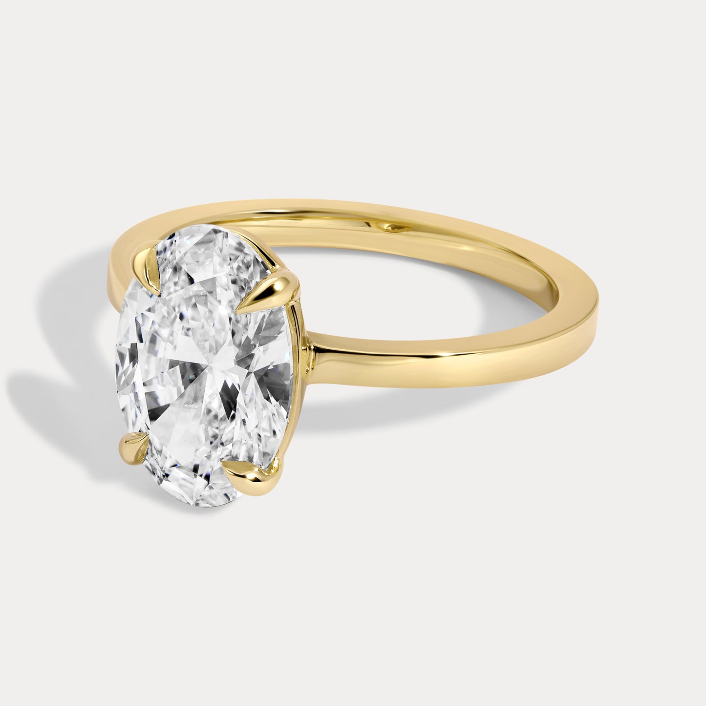 Mary - 2.53ct Lab Grown Oval Engagement Ring