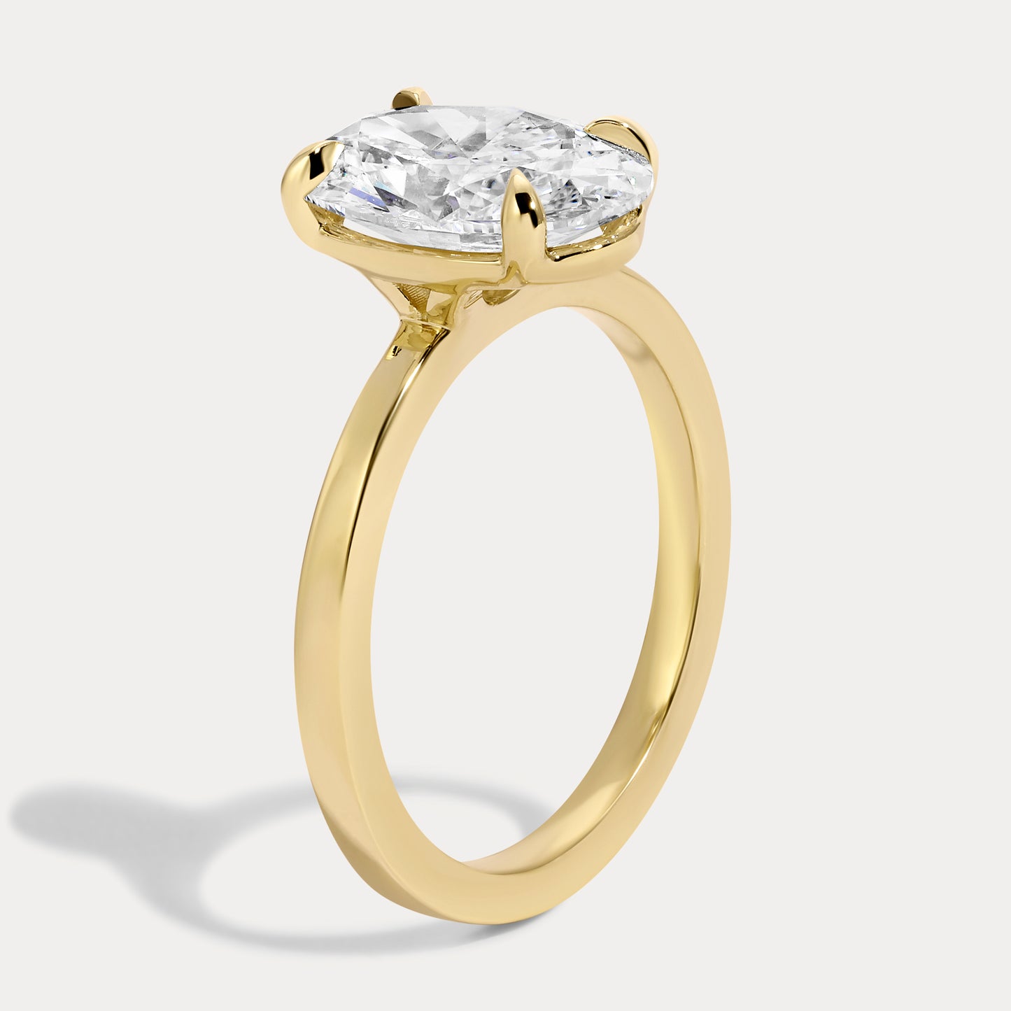 Mary - 2.53ct Lab Grown Oval Engagement Ring