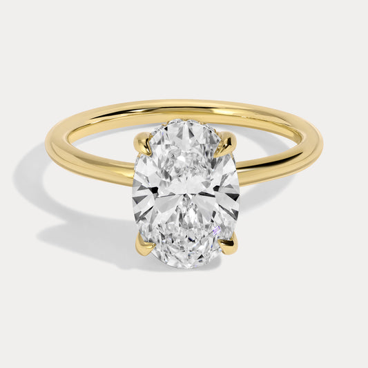 Sharon - 1.50ct Earth Mined Oval Engagement Ring