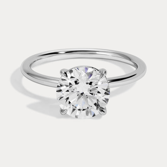 Christina - 2.91ct Lab Grown Round Engagement Ring