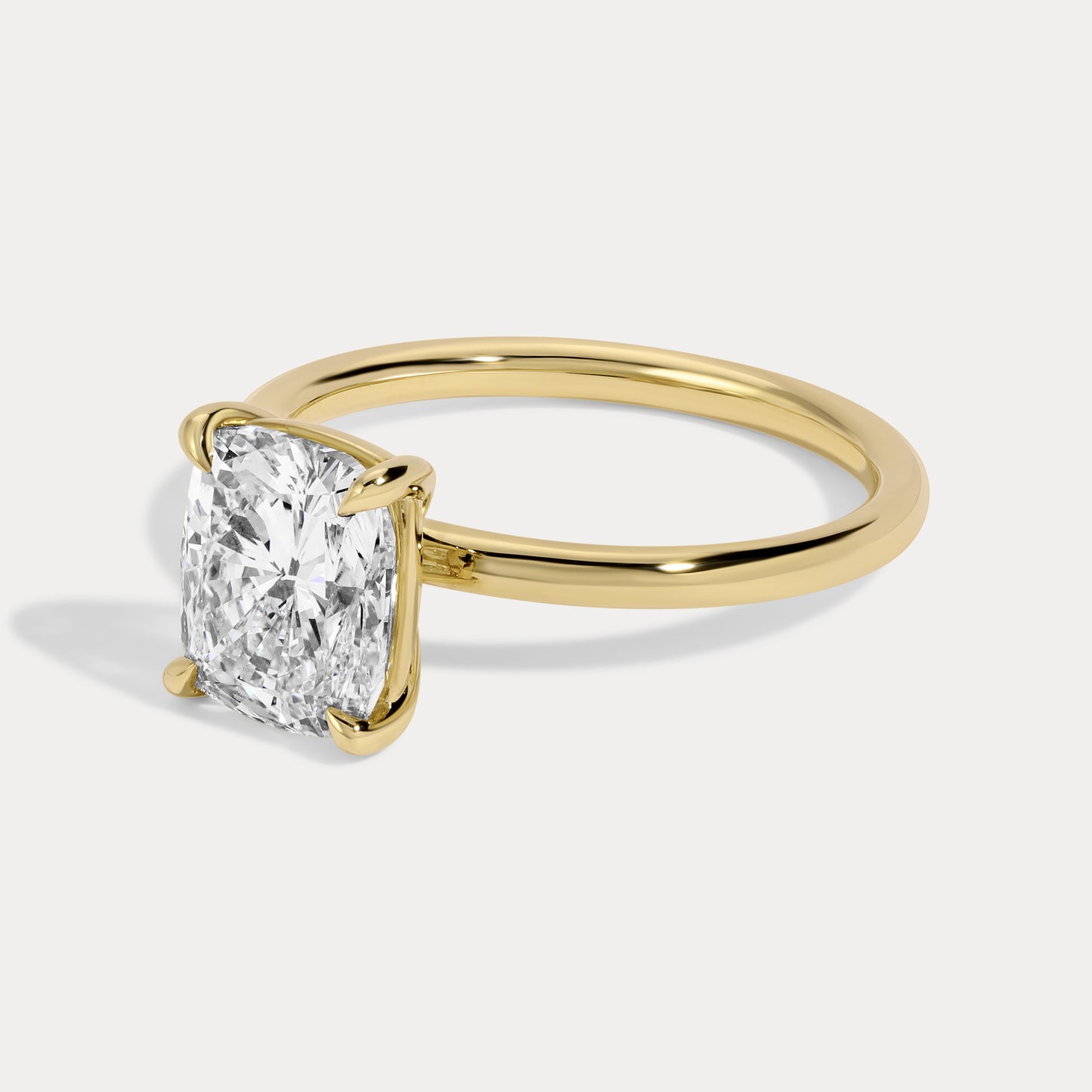 Quinn - 2.18ct Lab Grown Cushion Engagement Ring