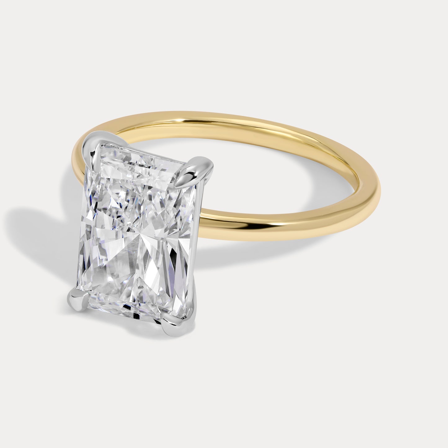 Luna - 3.25ct Lab Grown Radiant Engagement Ring