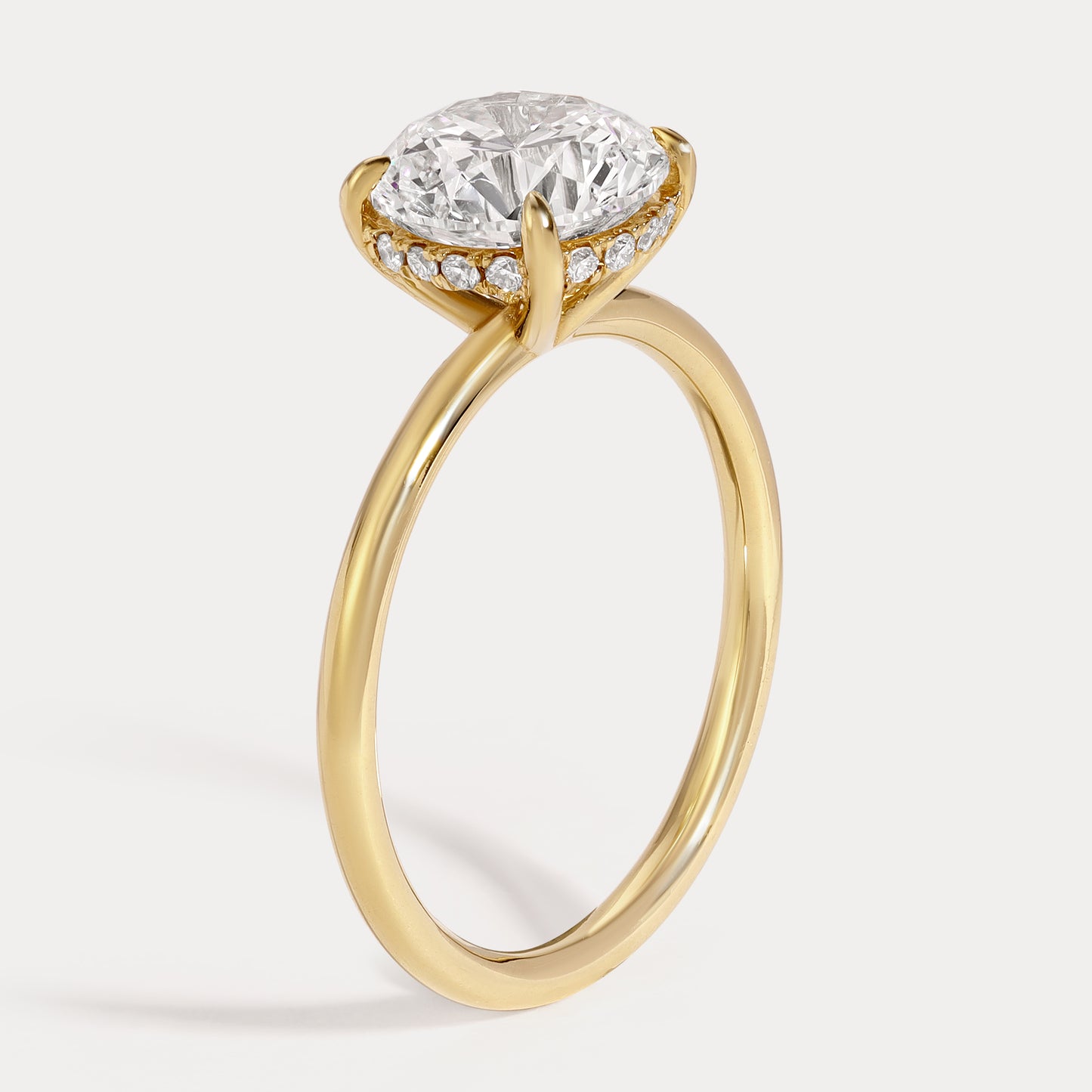 Allie - 2.00ct Lab Grown Round Engagement Ring