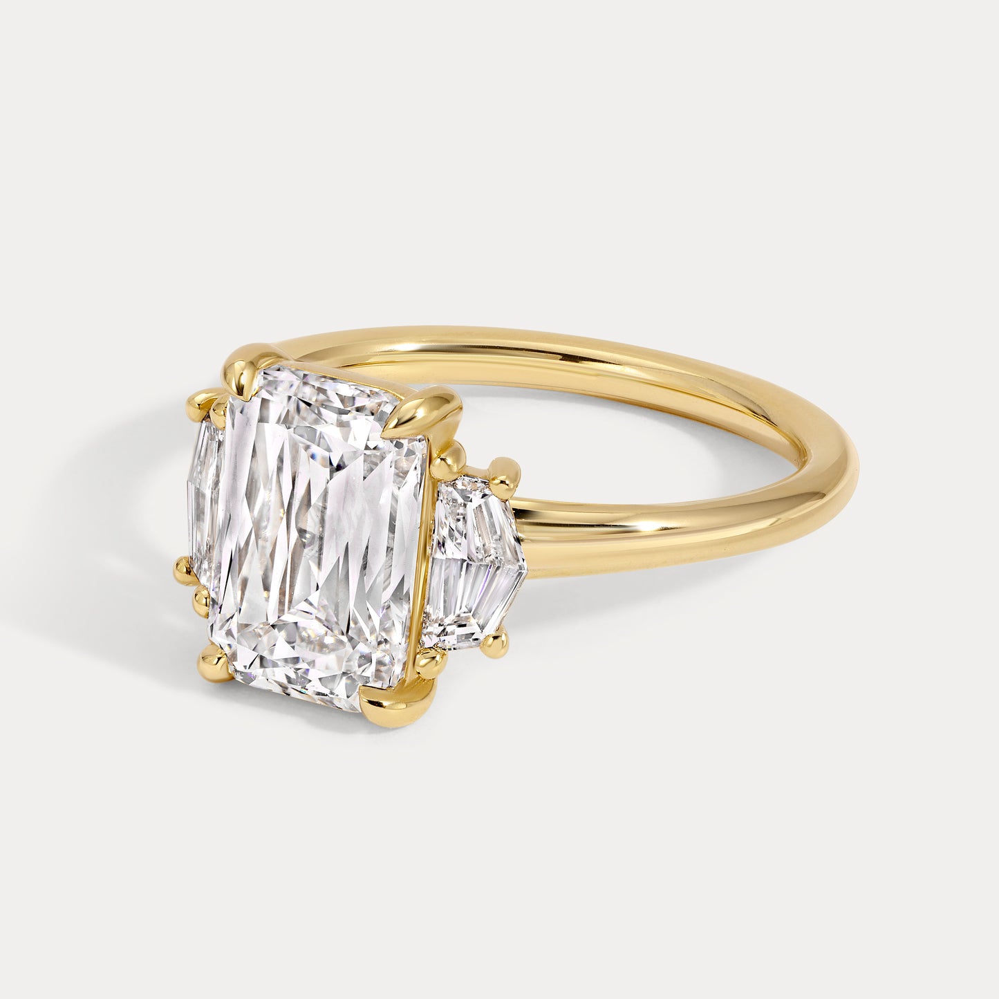 Addison - 3.09ct Lab Grown Crisscut Engagement Ring