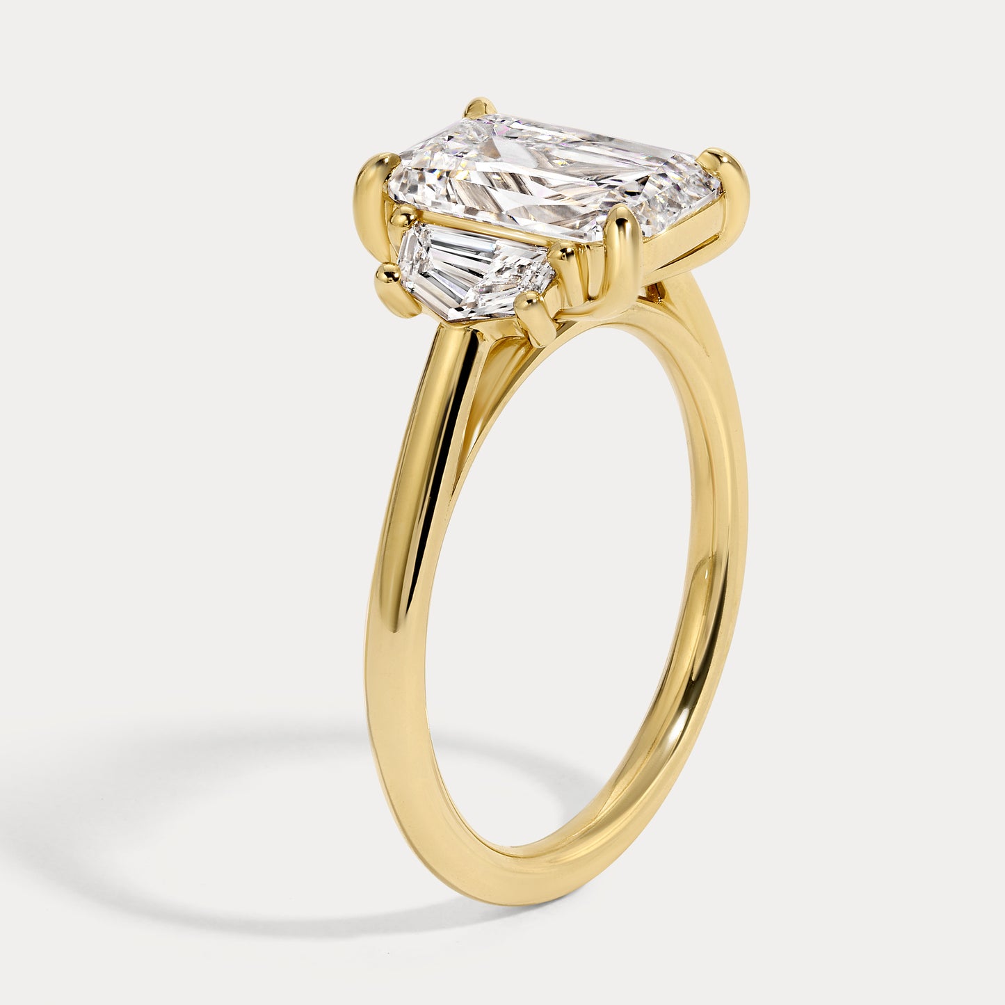 Addison - 3.09ct Lab Grown Crisscut Engagement Ring