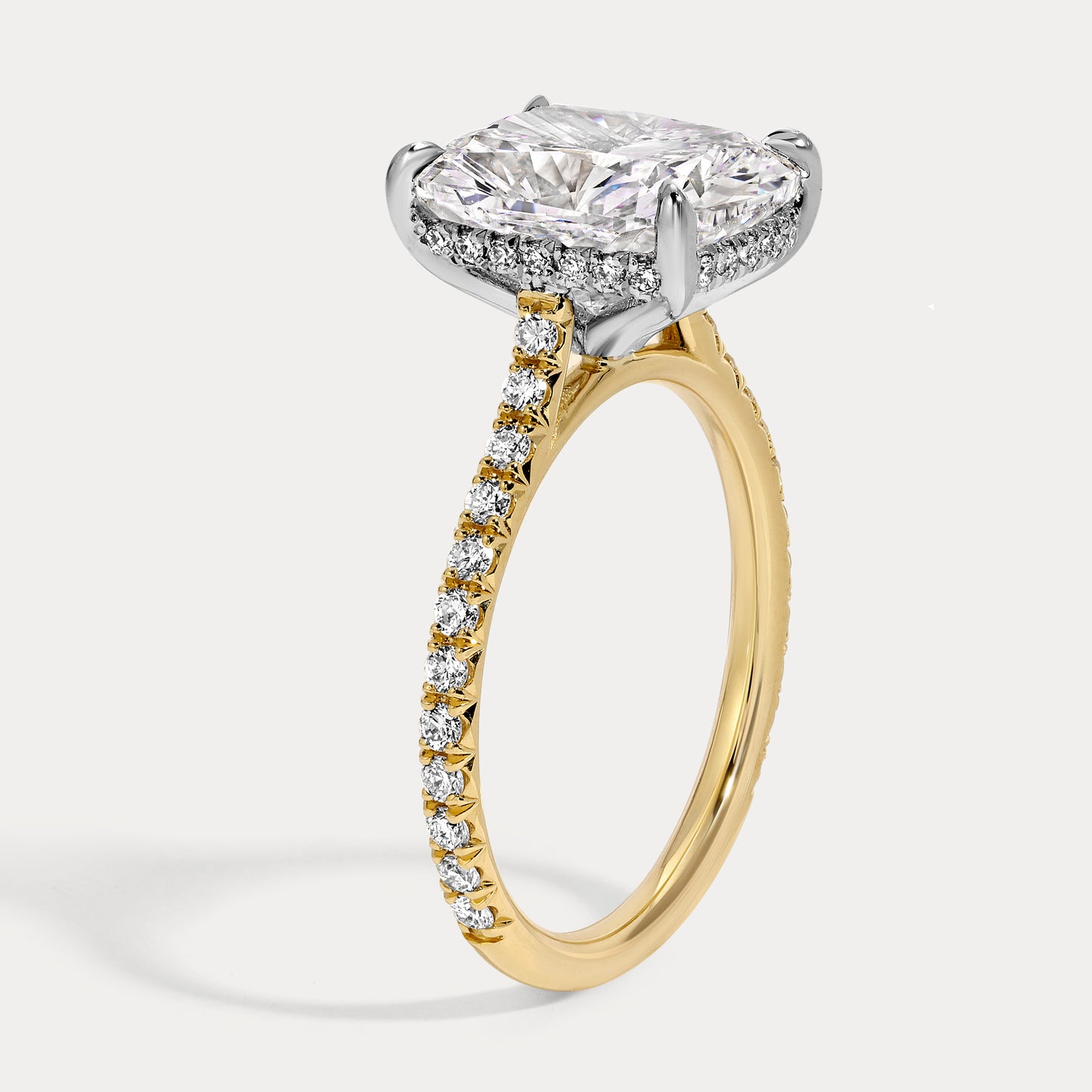 Kaylin - 4.00ct Lab Grown Cushion Engagement Ring