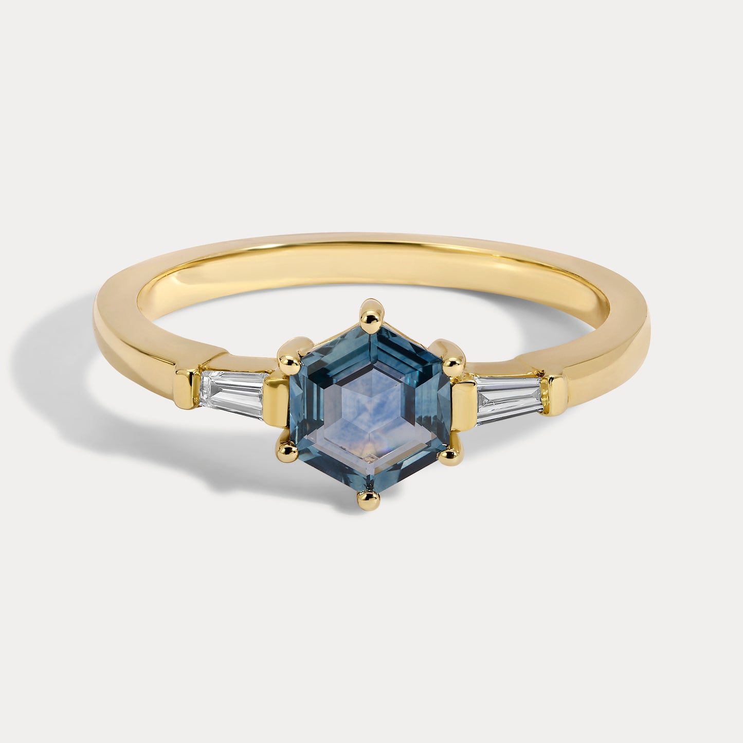 Daphne - 0.72ct Earth Mined Sapphire Cocktail Ring