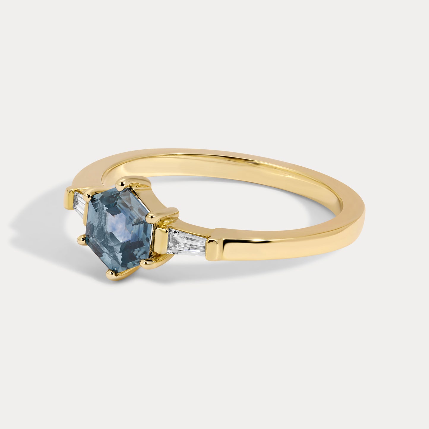 Daphne - 0.72ct Earth Mined Sapphire Cocktail Ring