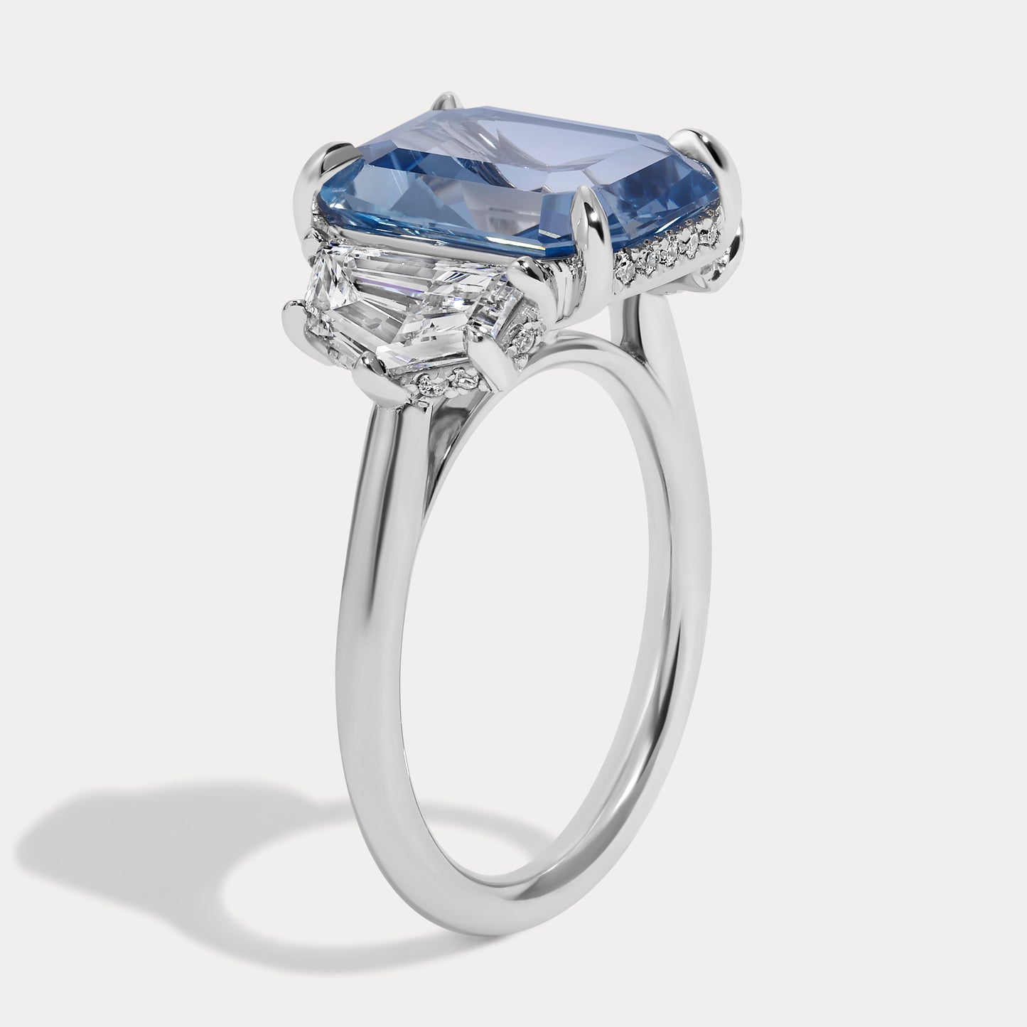 Julia - 5.02ct Earth Mined Sapphire Cocktail Ring