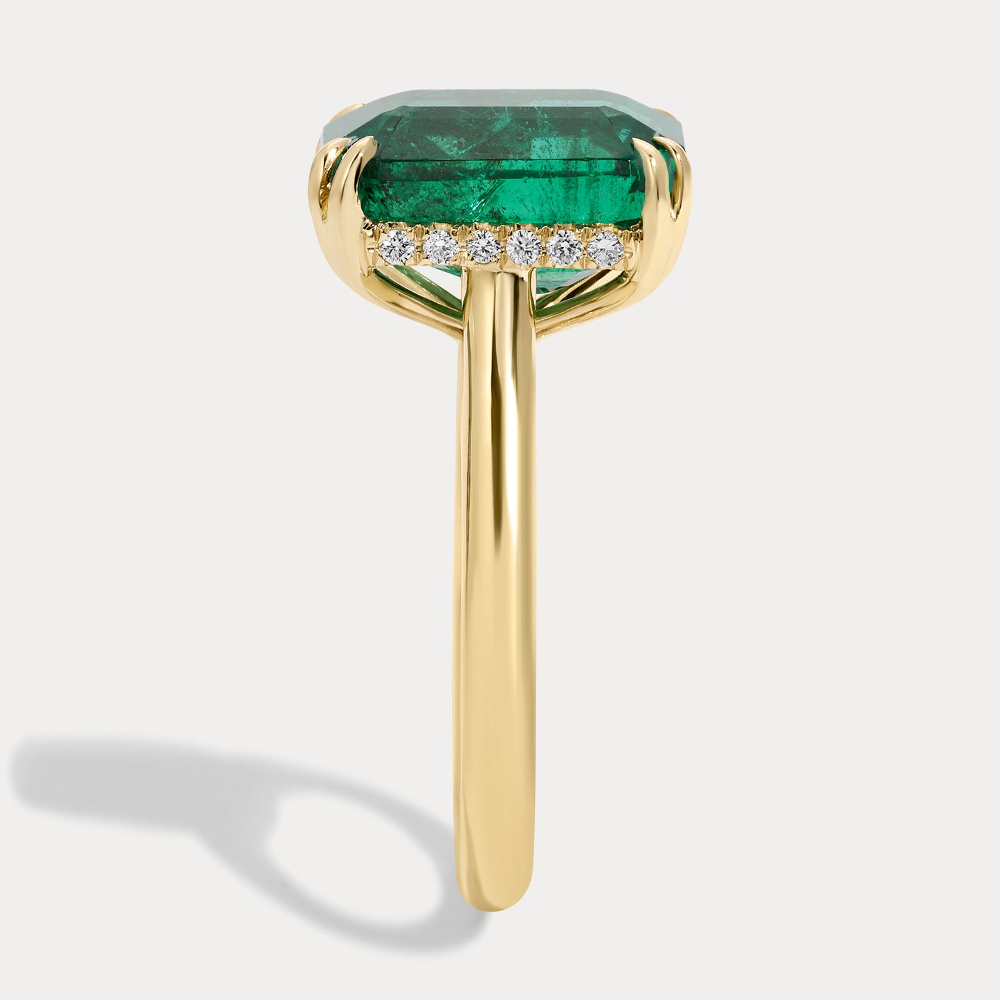 Bari - 3.29ct Earth Mined Emerald Cocktail Ring