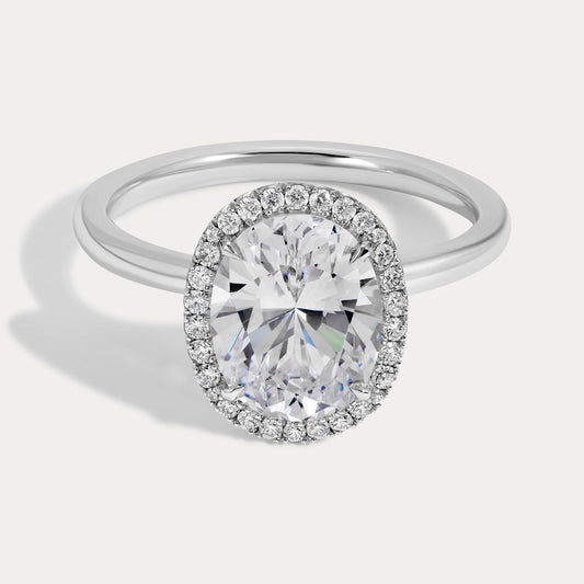 Melanie - 2.58ct Earth Mined Oval Engagement Ring