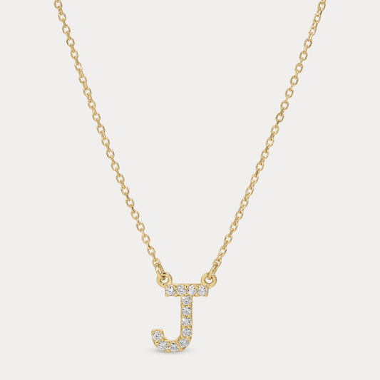 Initial Diamond Necklace