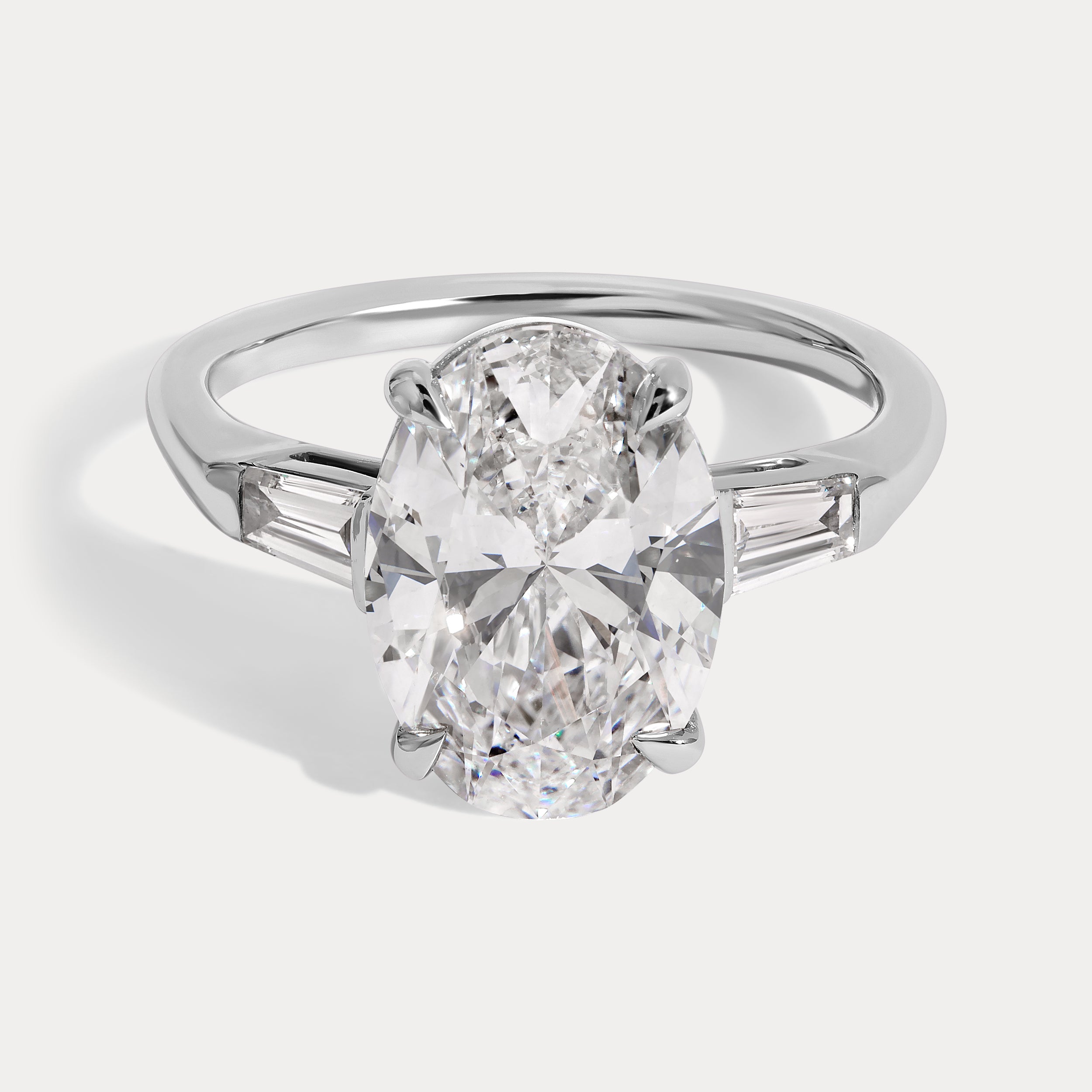 Taylor - 3.50ct Lab Grown Oval Engagement Ring