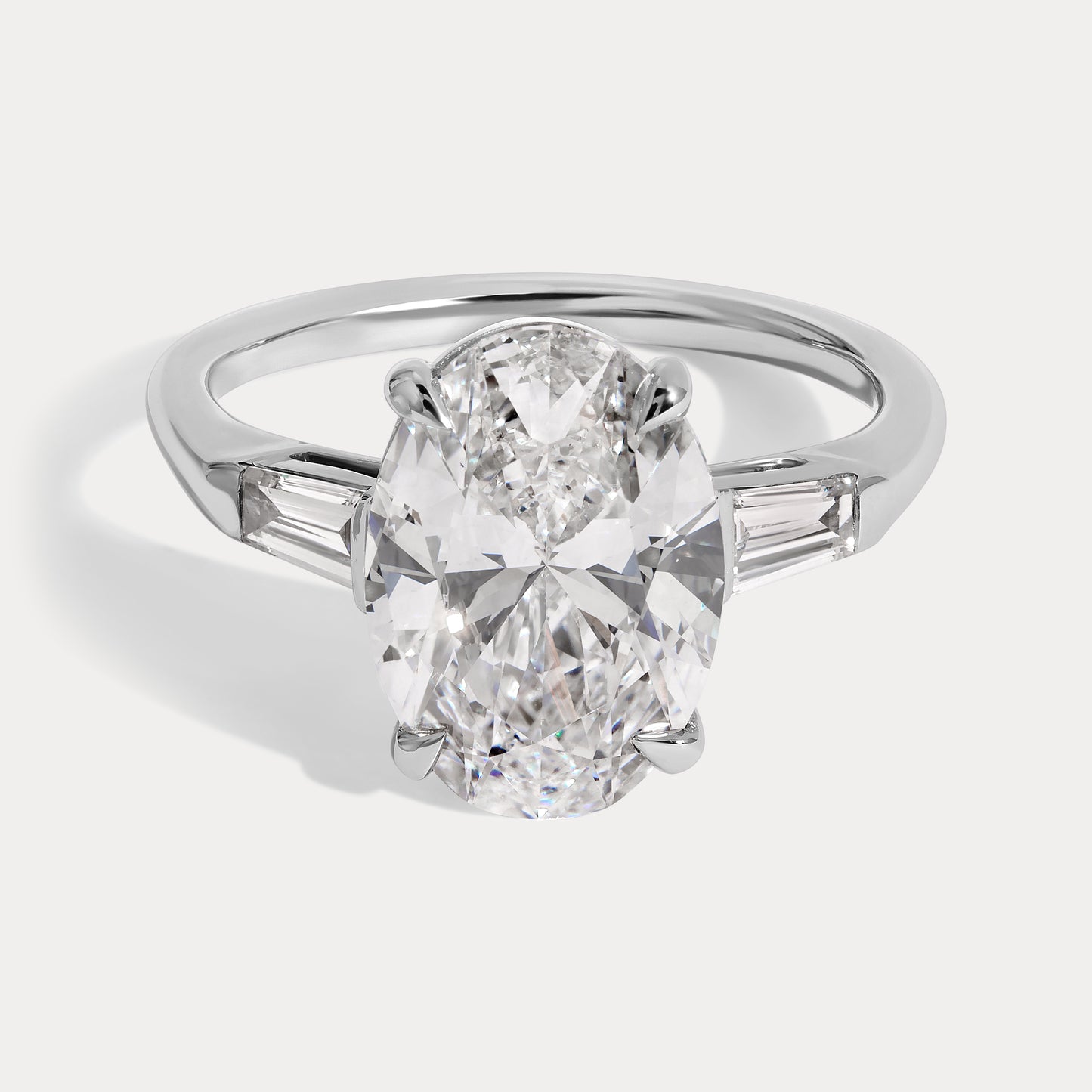 Taylor - 3.50ct Lab Grown Oval Engagement Ring