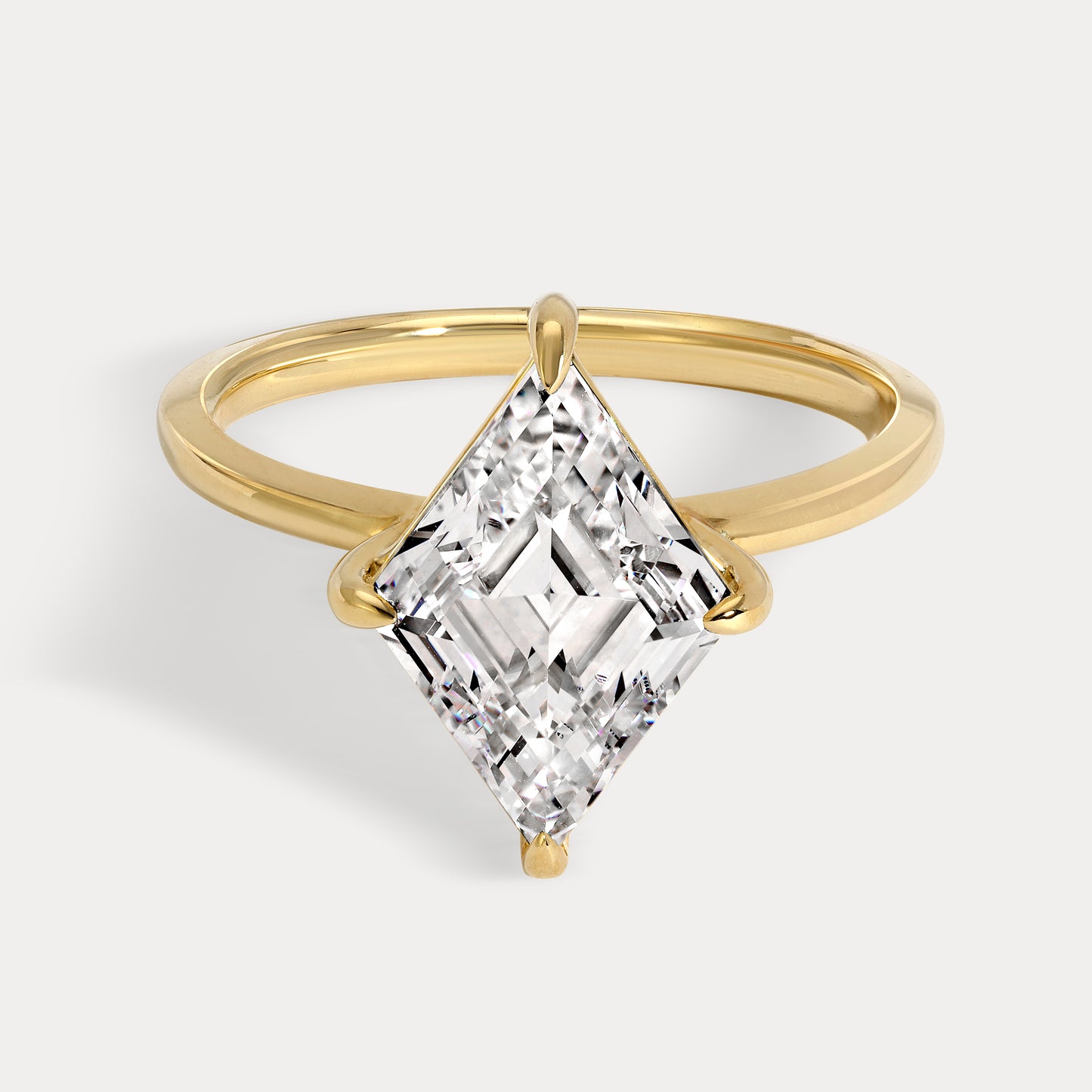 Brenda - 3.11ct Lab Grown Lozenge Engagement Ring