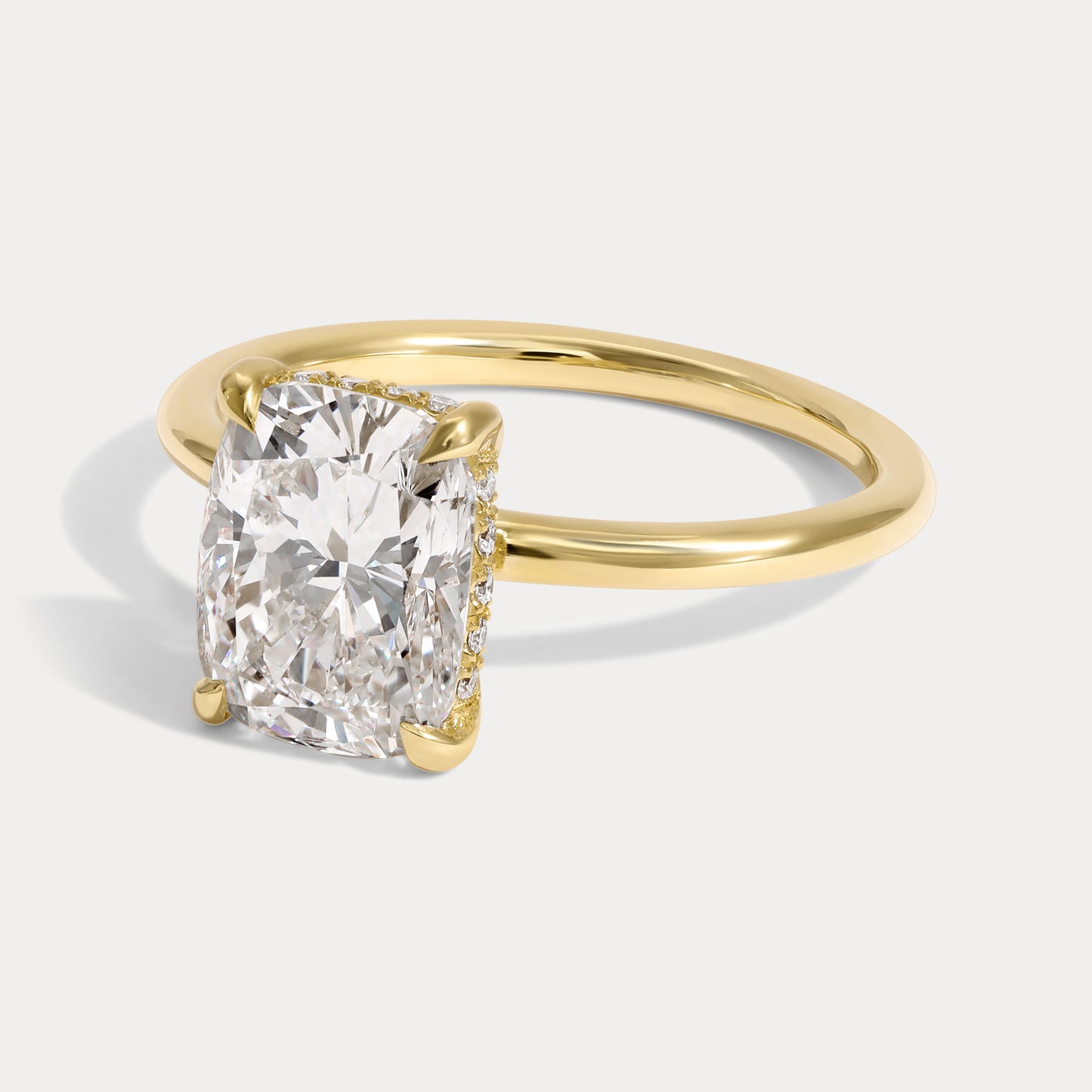 Remi - 2.51ct Lab Grown Cushion Engagement Ring