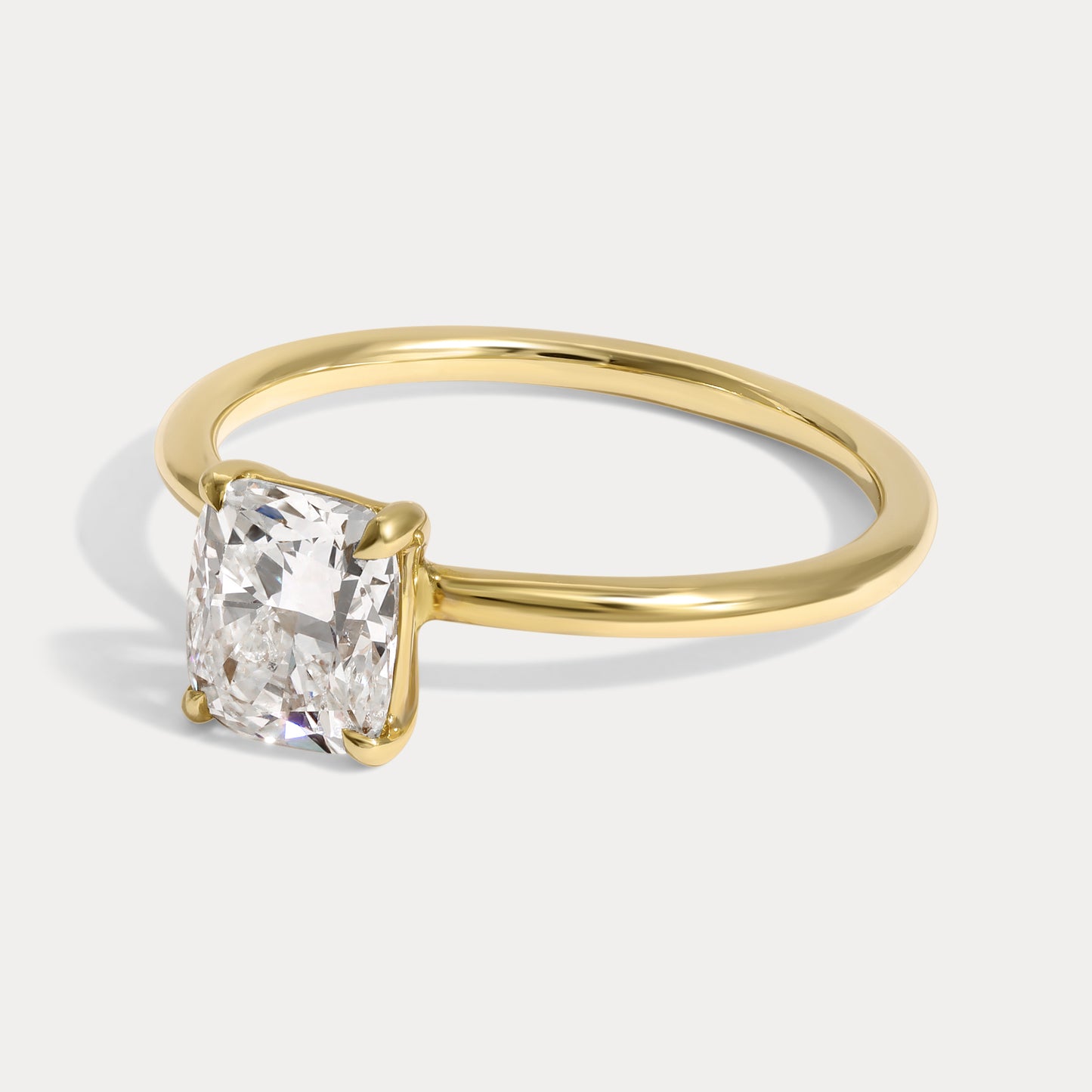 Layla - 1.17ct Earth Mined Cushion Engagement Ring