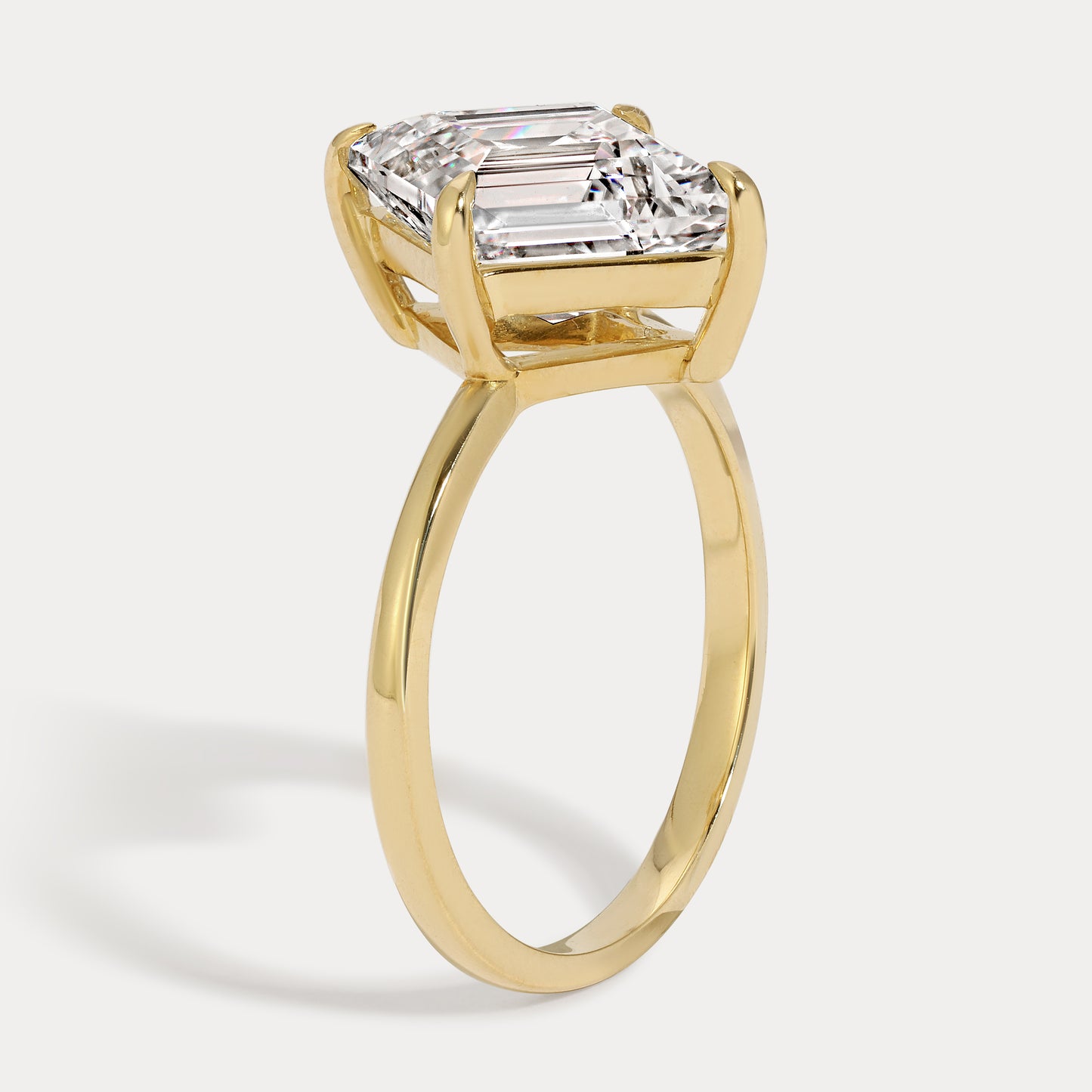 Brenda - 3.11ct Lab Grown Lozenge Engagement Ring