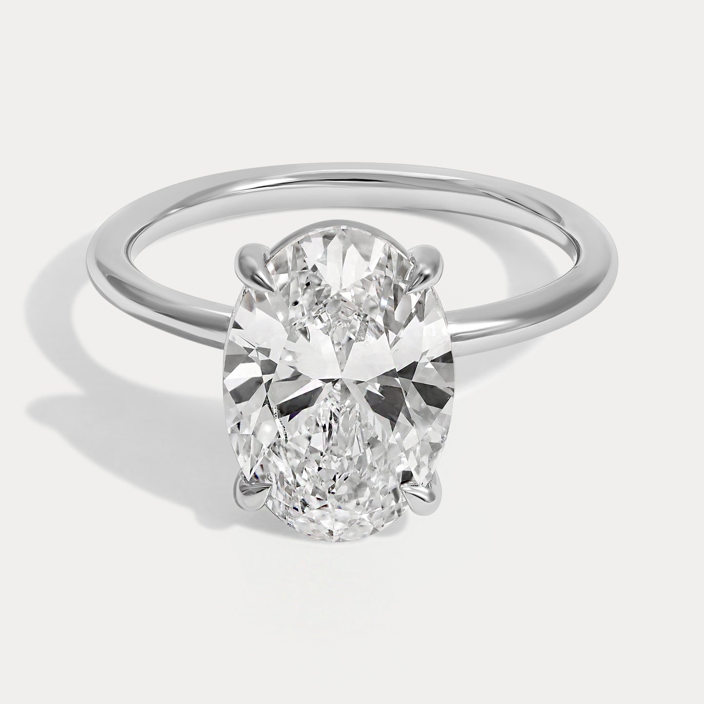 Sloane - 3.18ct Lab Grown Oval Engagement Ring