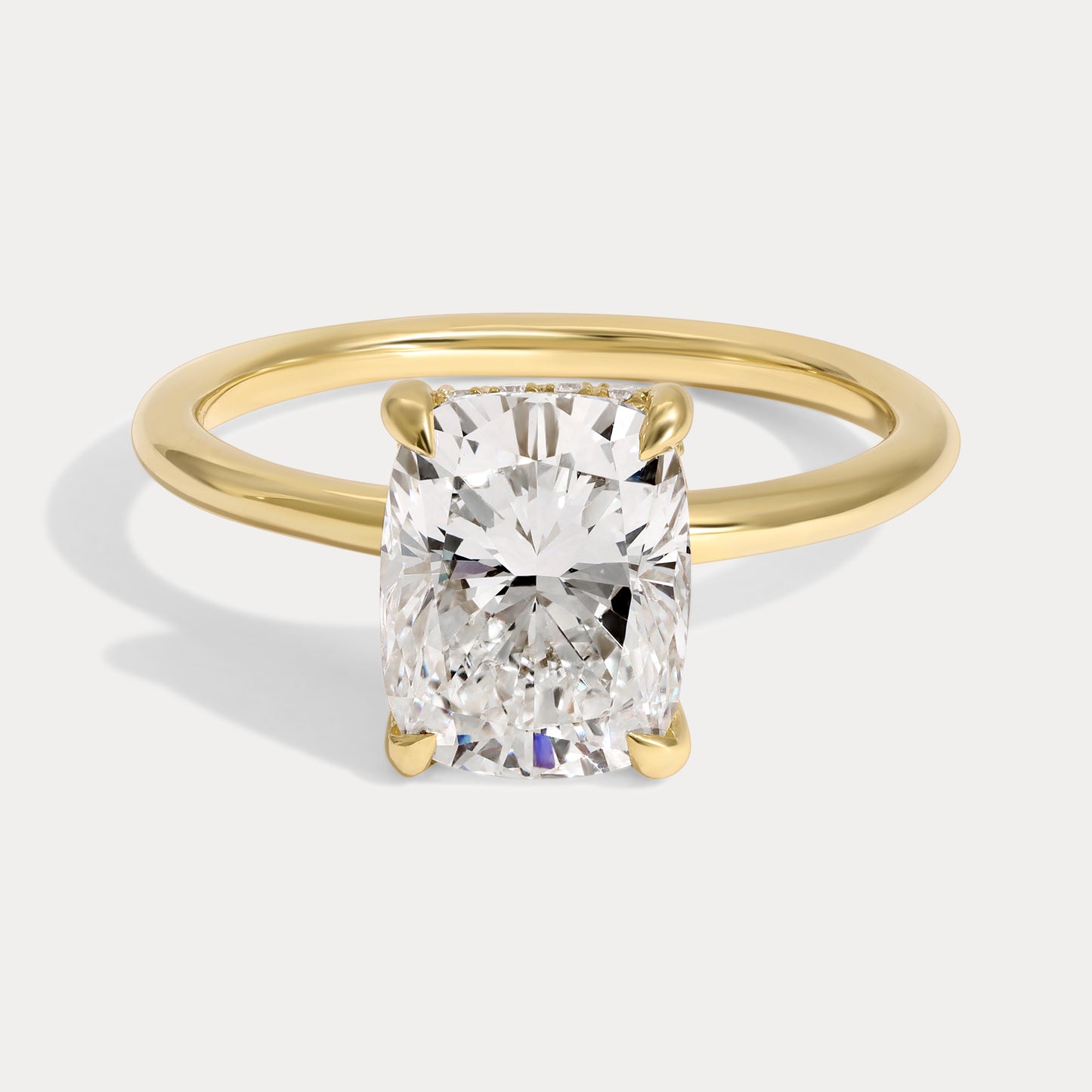 Remi - 2.51ct Lab Grown Cushion Engagement Ring