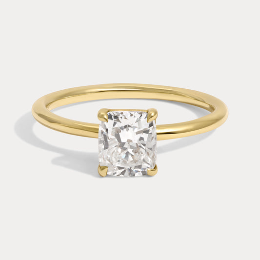 Layla - 1.17ct Earth Mined Cushion Engagement Ring