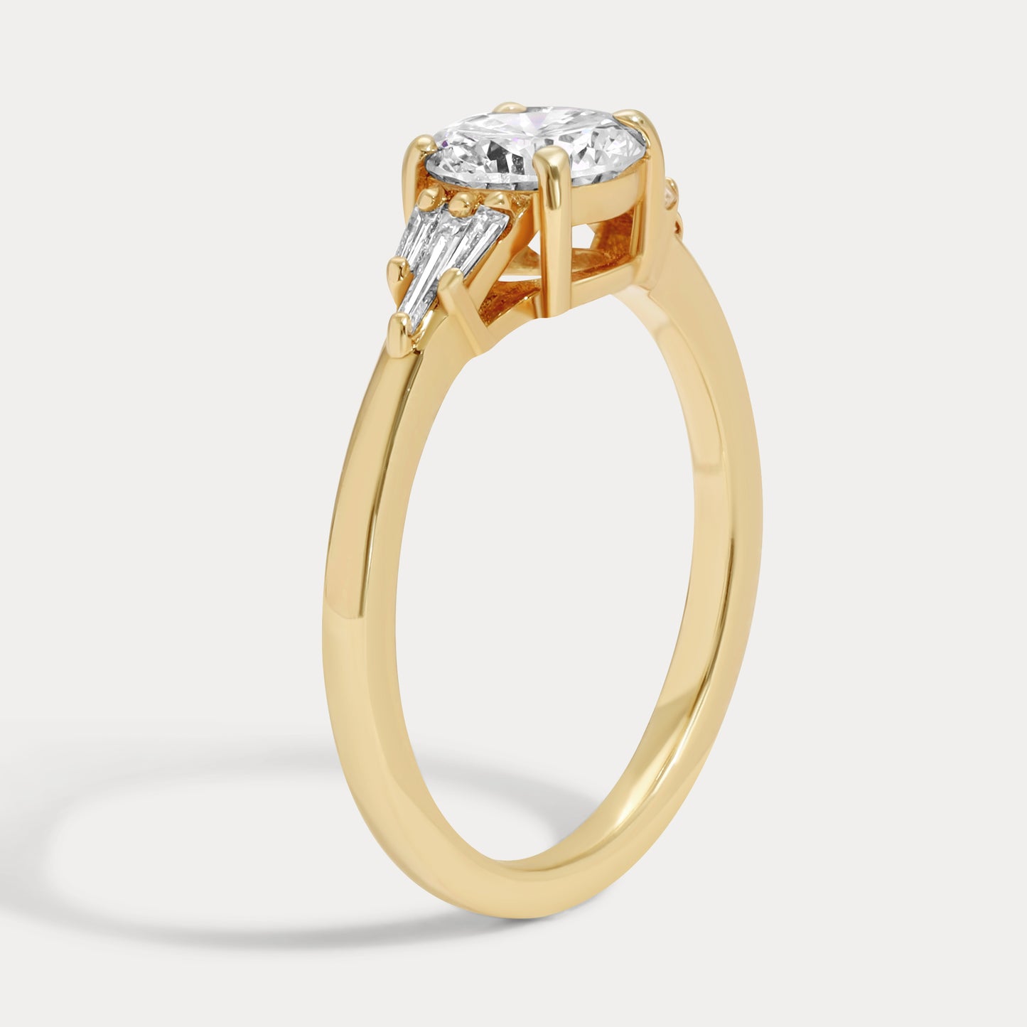 Madelyn - 0.94ct Earth Mined Round Engagement Ring