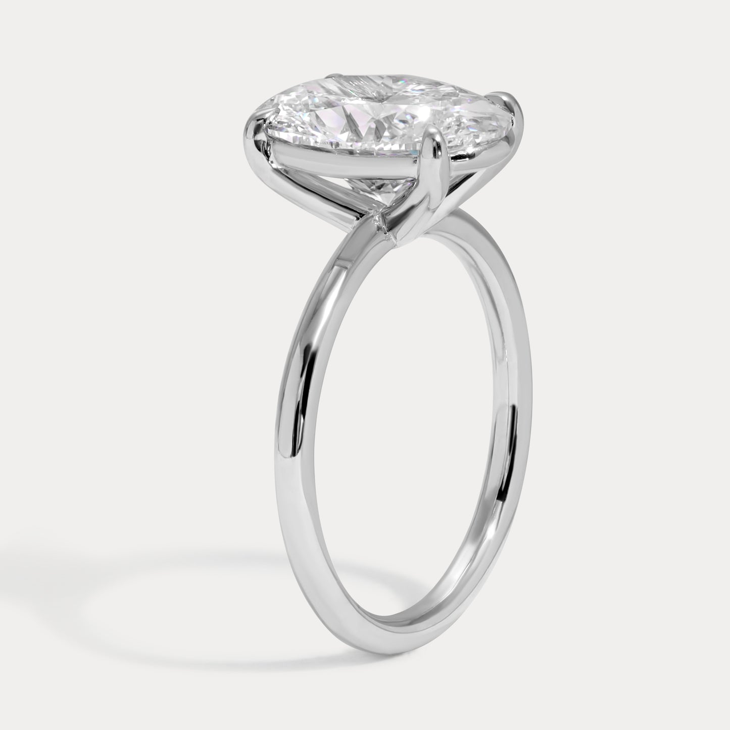 Sloane - 3.18ct Lab Grown Oval Engagement Ring