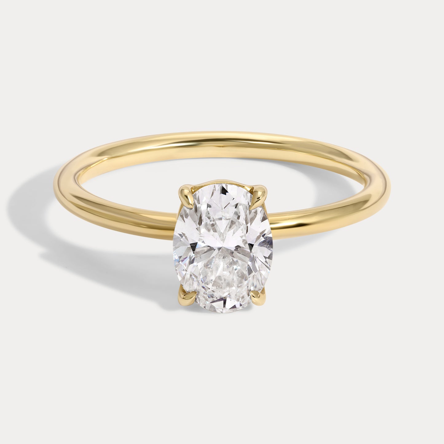 Maya - 1.01ct Earth Mined Oval Engagement Ring