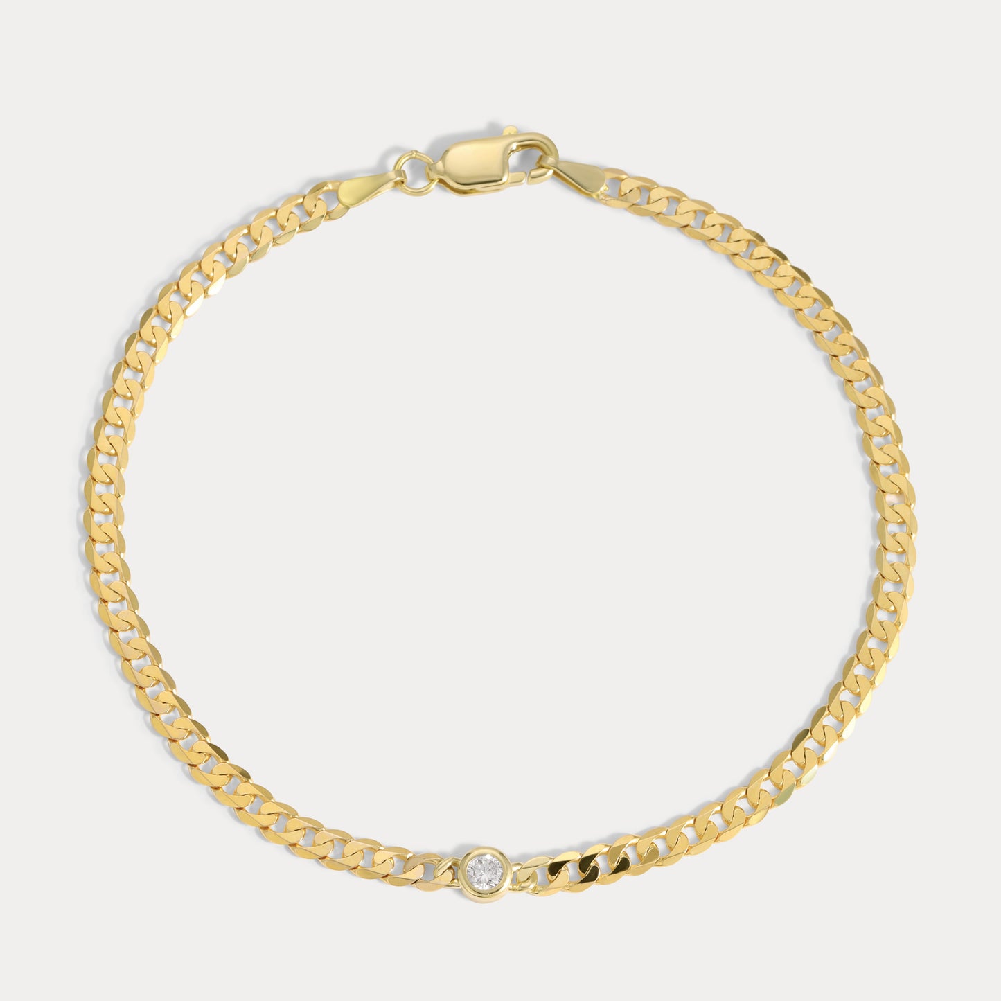 Single Bezel Diamond Bracelet