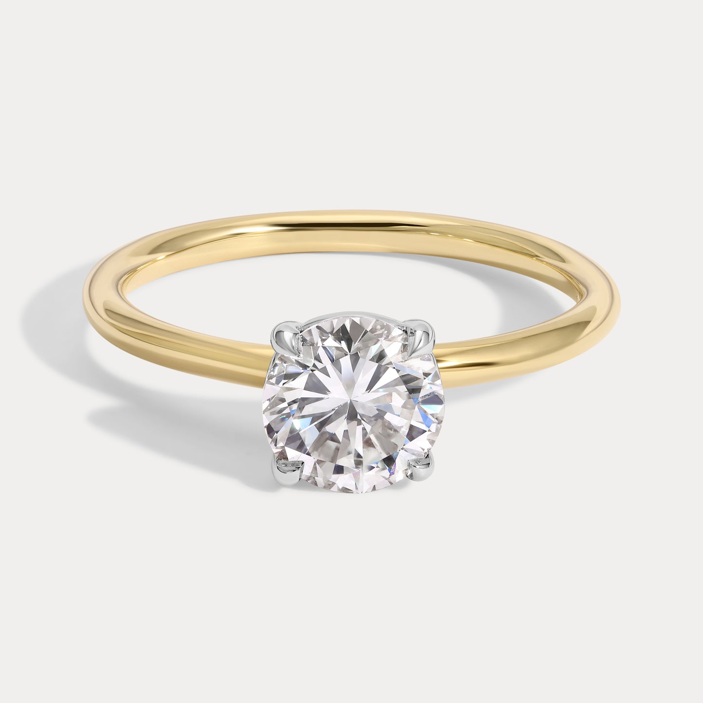 Anne - 1.04ct Earth Mined Round Engagement Ring