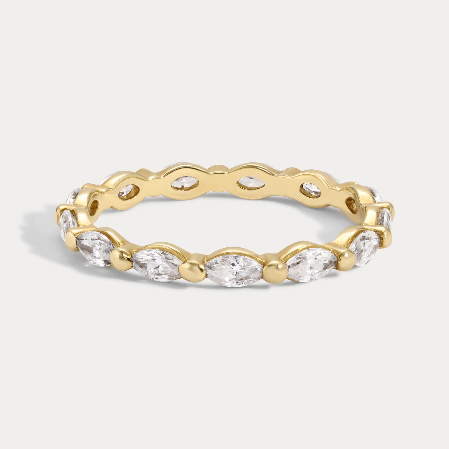 East West Marquise Eternity Diamond Band