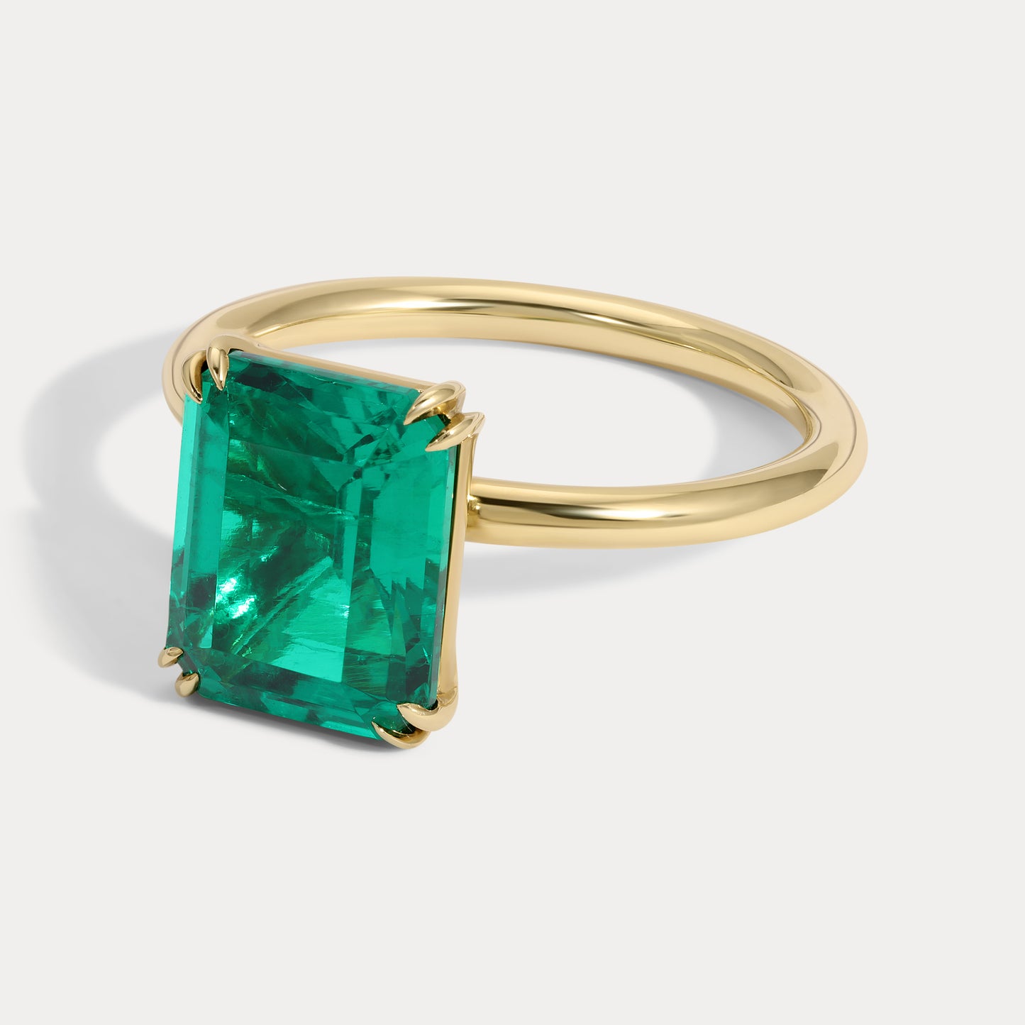 Mia - 3.00ct Lab Grown Emerald Cocktail Ring