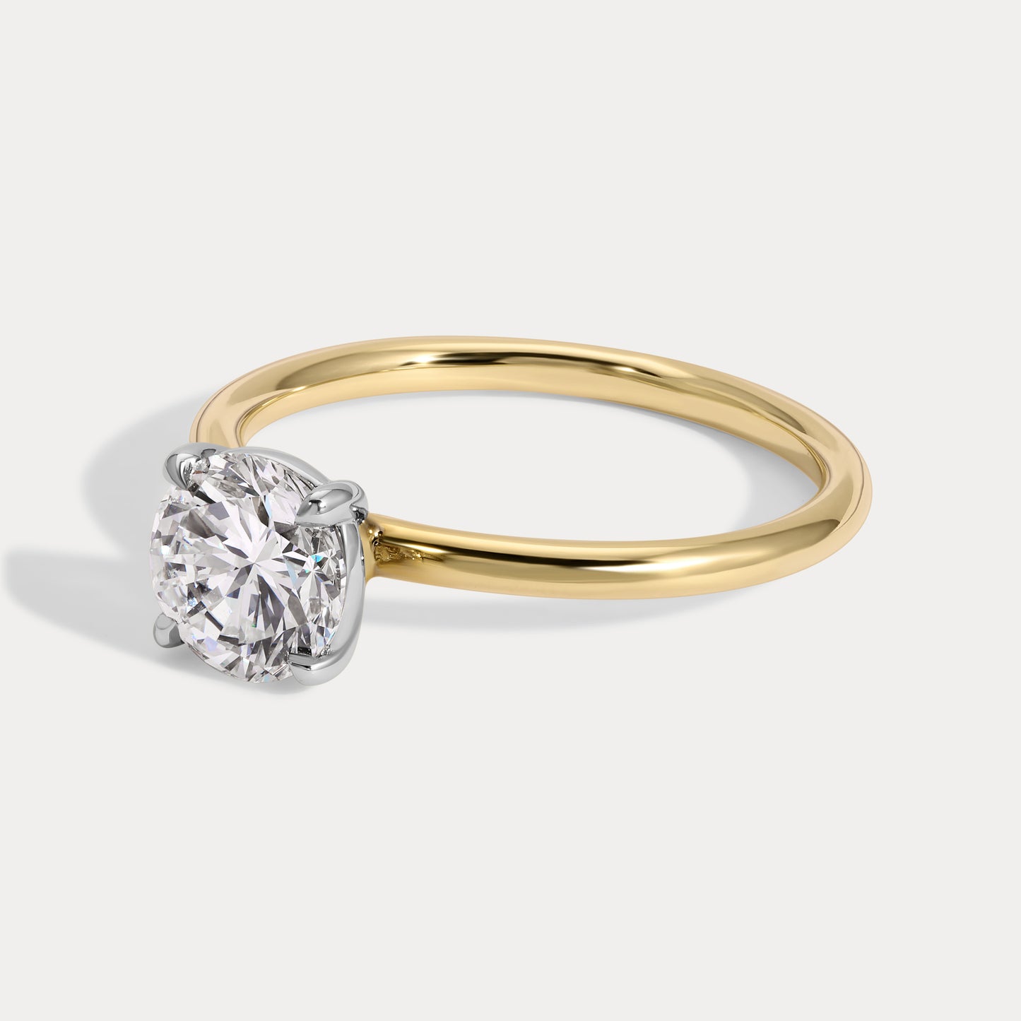 Anne - 1.04ct Earth Mined Round Engagement Ring