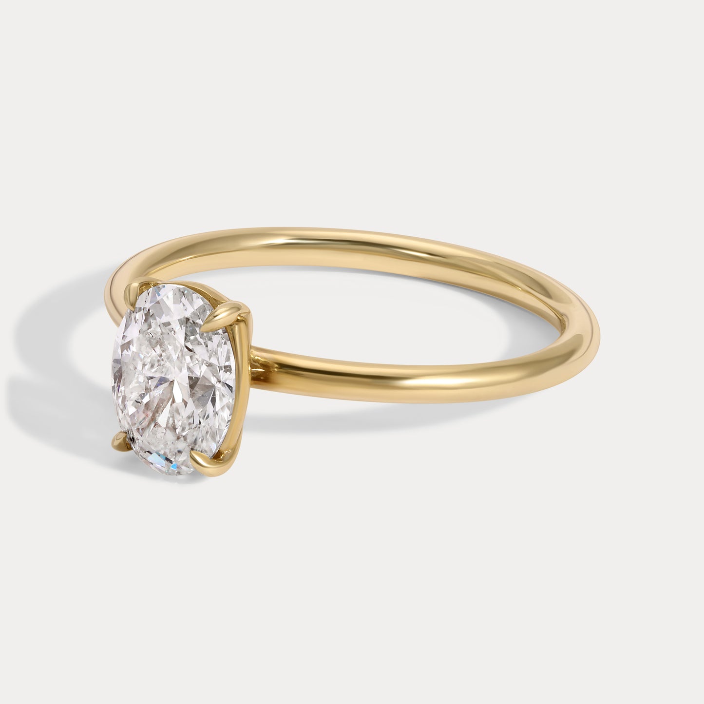 Maya - 1.01ct Earth Mined Oval Engagement Ring