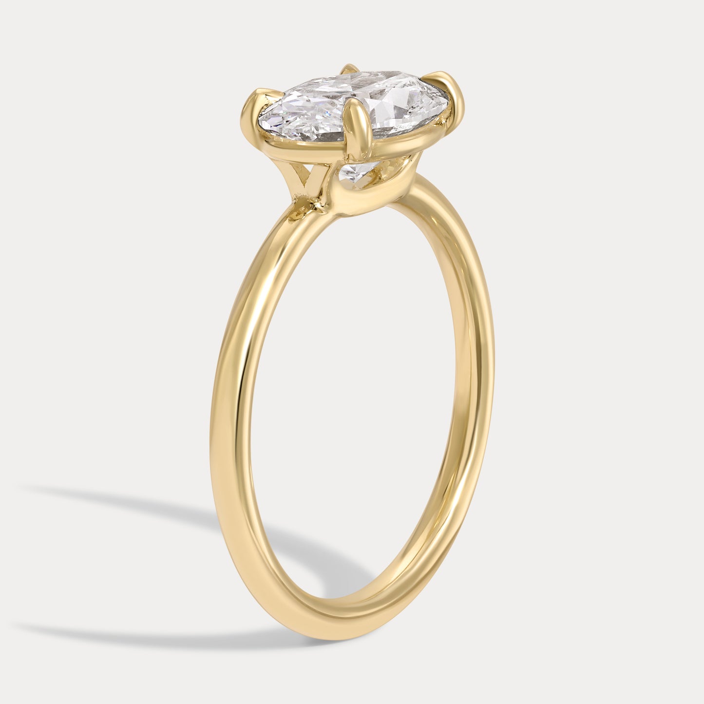 Iris - 1.73ct Lab Grown Oval Engagement Ring