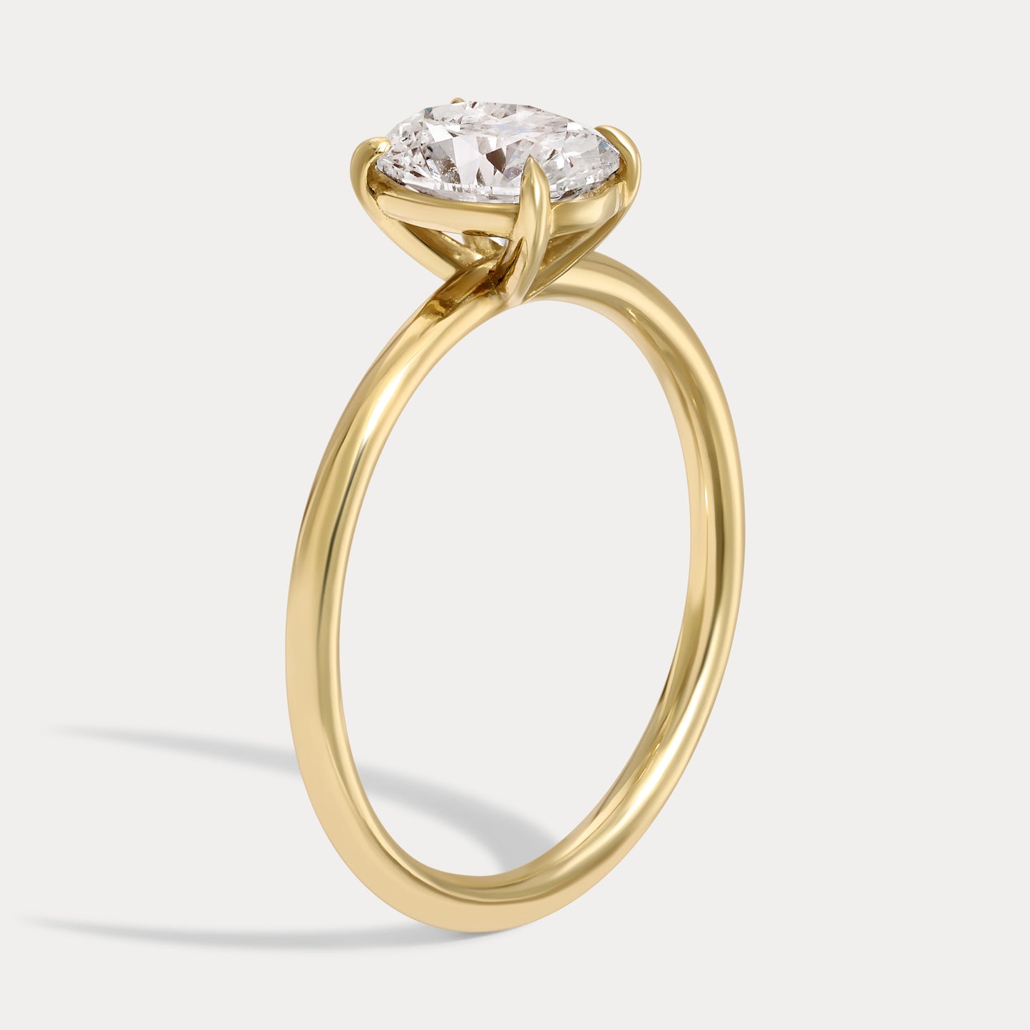 Maya - 1.01ct Earth Mined Oval Engagement Ring